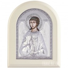 Ікона Ангела Хранителя в сріблі на хрещення