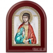 Ікона Ангела Хранителя в сріблі та кольорі