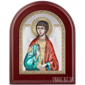 Ікона Ангела Хранителя в сріблі та кольорі