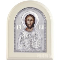 Ікона Ісуса Христа Вседержителя в сріблі