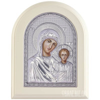 Ікона Пресвятої Богородиці Казанська в сріблі на подарунок