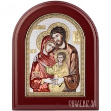 Ікона «Святе Сімейство» в сріблі та кольорі