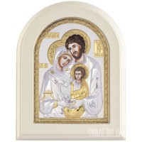 Ікона Святого сімейства з позолотою на подарунок Ікона Святого сімейства з позолотою на подарунок