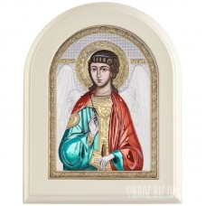 Ікона Янгола Охоронця в сріблі та кольорі