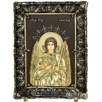Ікона Ангела Охоронця з бронзи Ікона Ангела Охоронця з бронзи