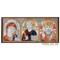Ікона Спасителя, Божої Матері, Миколи Чудотворця