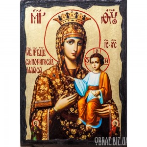 Ікона Божої Матері «Самонаписавшаяся» Ікона Божої Матері «Самонаписавшаяся»