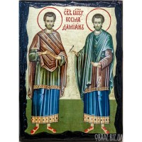 Ікона Святих Безсрібників Косми і Даміана Ікона Святих Безсрібників Косми і Даміана