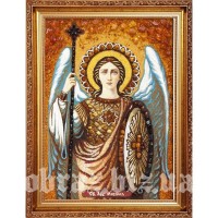 Ікона Архангела Михайла з бурштину Ікона Архангела Михайла з бурштину